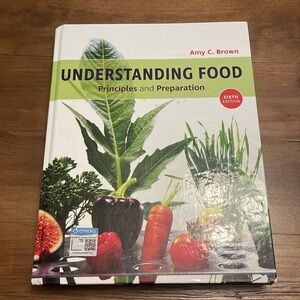 Textbook: Understanding FOOD PRINCIPLES AND PREPARATION 6th edition